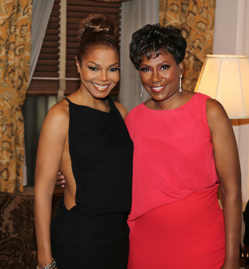 Janet Jackson alongside Maria Davis