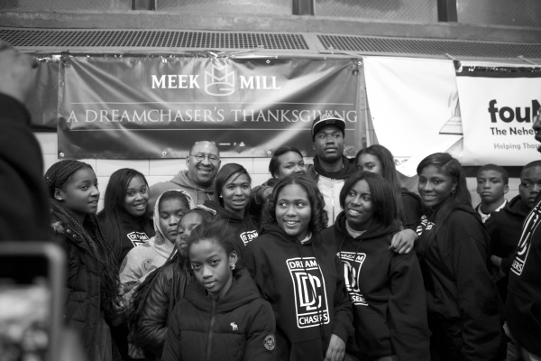 Meek Mill starts annual Dream Chasers event in native Philly. Photo Credit: Theybf.com