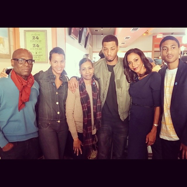 Holly Rob Peete, Vanessa Oquendo and family, L.A. and Erica Reid. Image Credit: Holly Rob Pete IG
