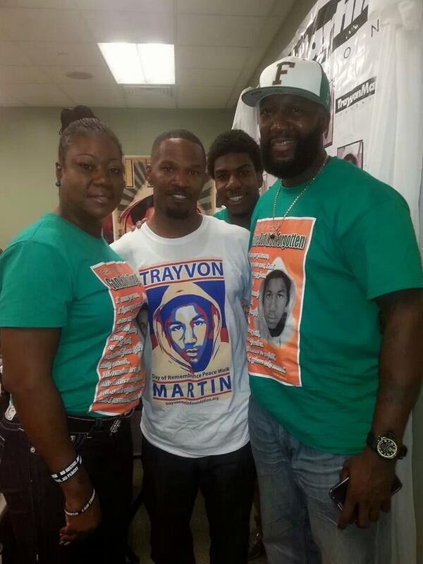 JamiewithTrayvonandfamily