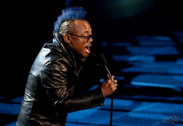 Black Eyed Peas rapper apl.de.ap slaying the crowd. Image Courtesy: UNTV