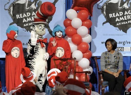 Cat and Hat, Thing 1, Thing 2 raise your right hand and solemnly swear... Image Courtesy: huffpost.com