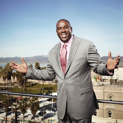 Magic "Earvin" Johnson is giving this much money to Chicago youth. Image Courtesy: Twitter